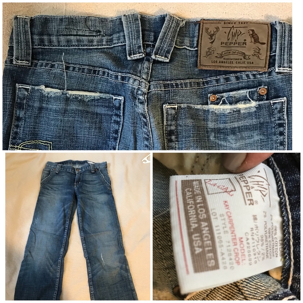 Chip and Pepper Kay Carpenter Crop Jeans